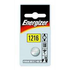 Energizer 3v Lithium Coin CR1216 Card 1