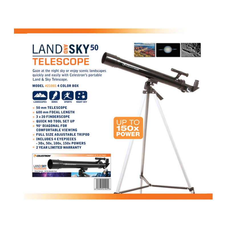Celestron Land & Sky 50 Telescope