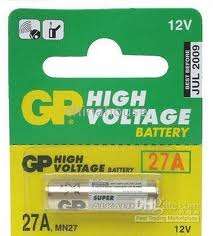 GP 12v Alkaline 27A Card 1