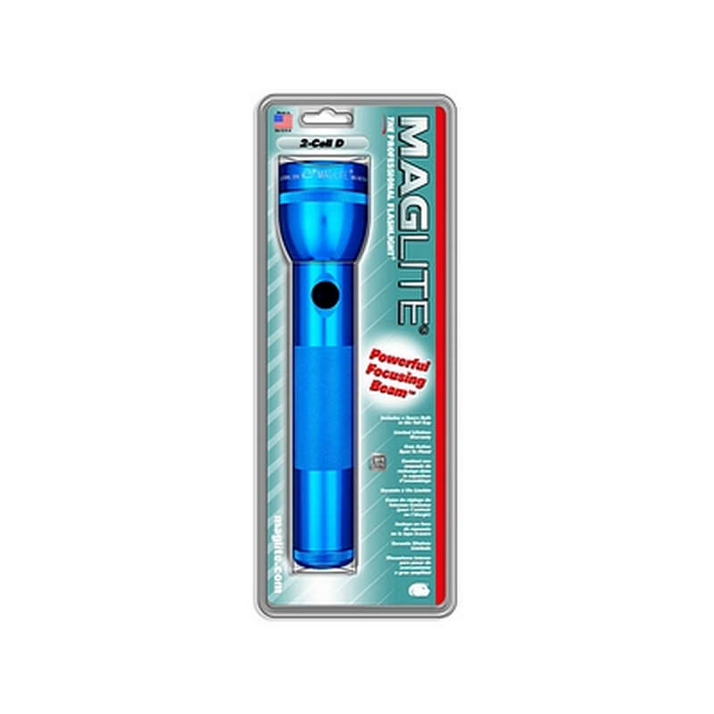 Maglite 2d Cell Blue Hangpack With Clamps