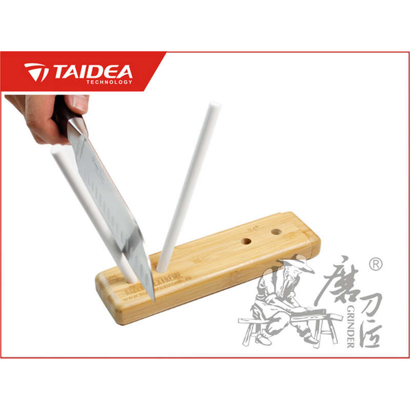 Taidea T0917C Ceramic Sharpener With Bamboo Turn Box *EOL*