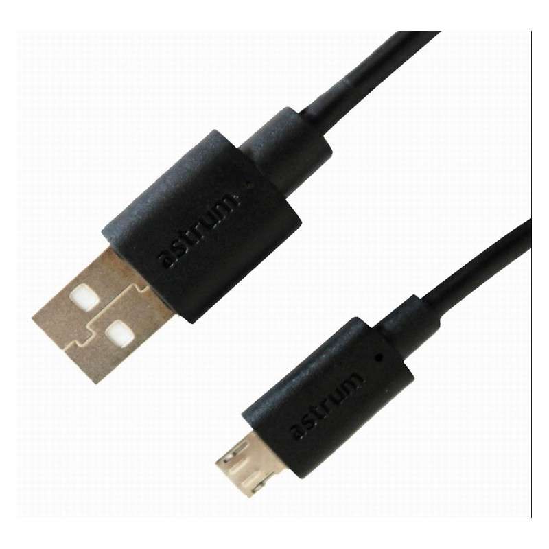 ASTRUM USB2.0 CABLE 0.5M TYPE A-D MICRO BLACK