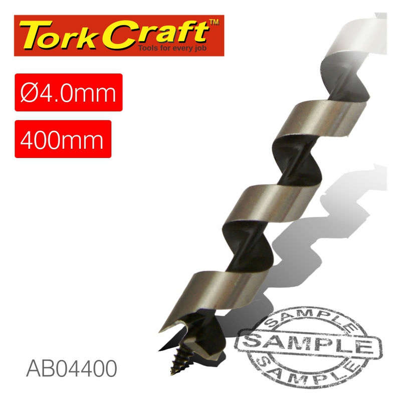 Tork Craft Auger Bit 4 X 400mm Pouched