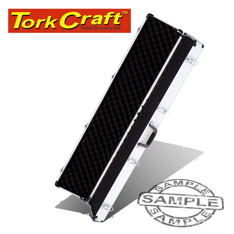 Tork Craft Double Rifle Aluminium Case 123.2 X 35.6 X 11.4 Silver Dots Surface