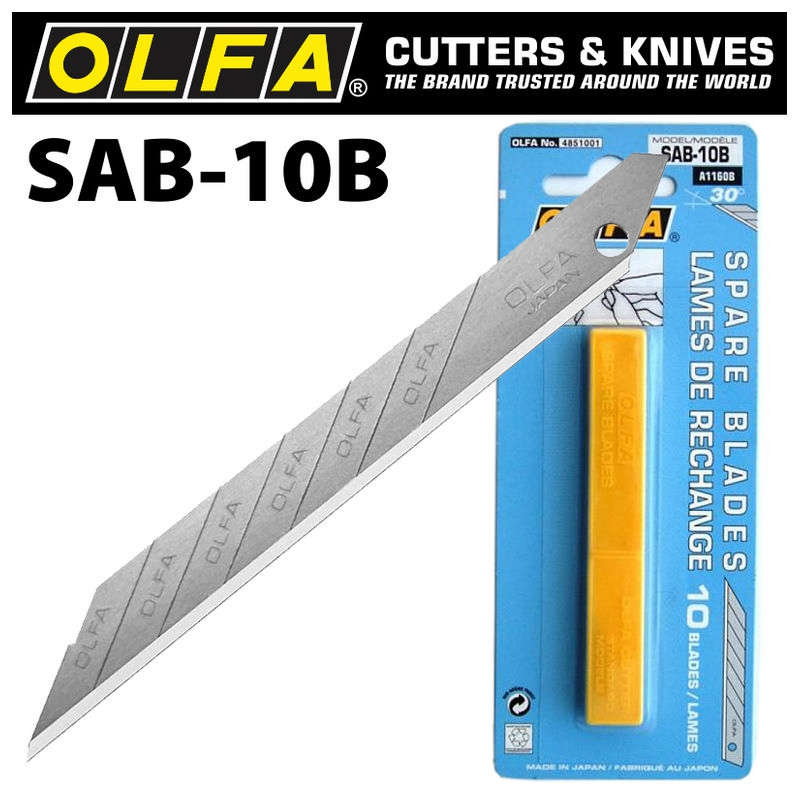 Olfa Blades For Sac1 10/Pk Blister
