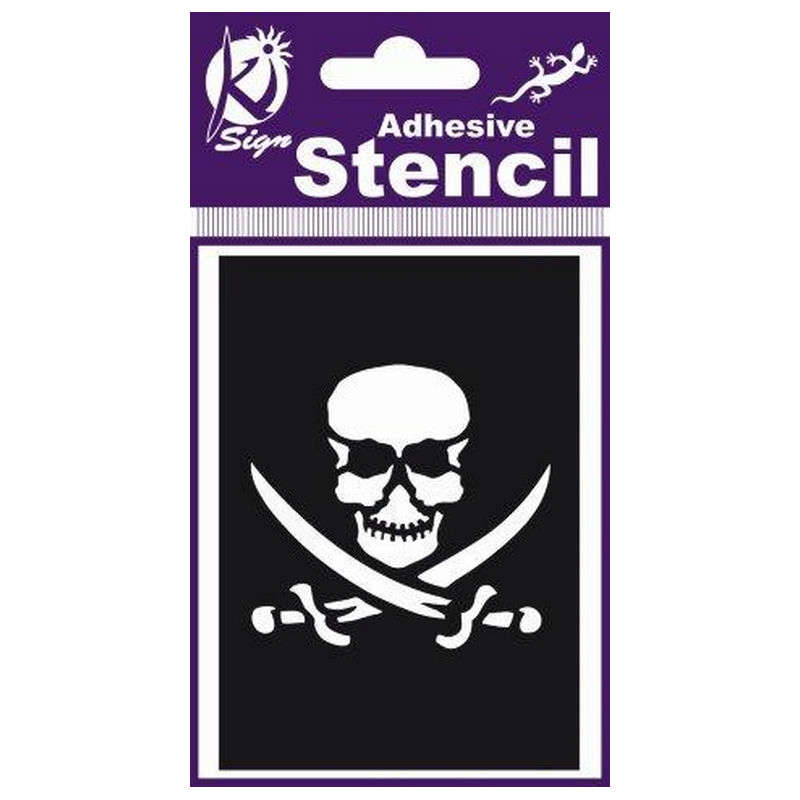 Colorartz Adhesive Stencil Pirate 100 X 70mm