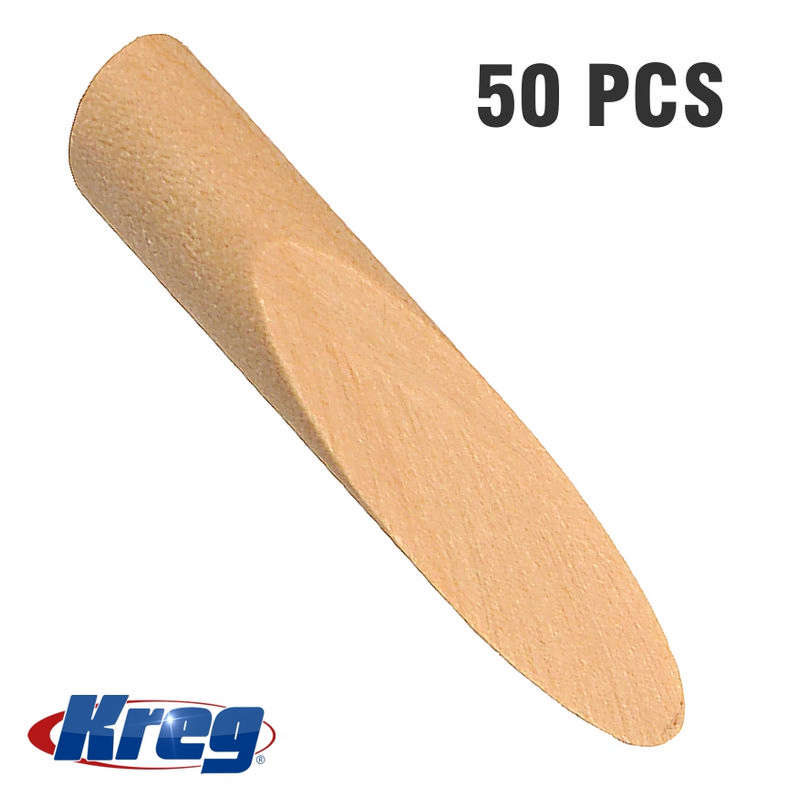 Kreg Paint Grade Wooden Plugs 50pc