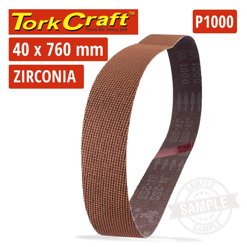 Moyi 1000 Grit Zirconia Sanding Belts 40mmx760mm