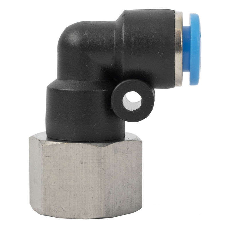 Air Craft Pu Hose Fitting Elbow 6mm-1/4 F