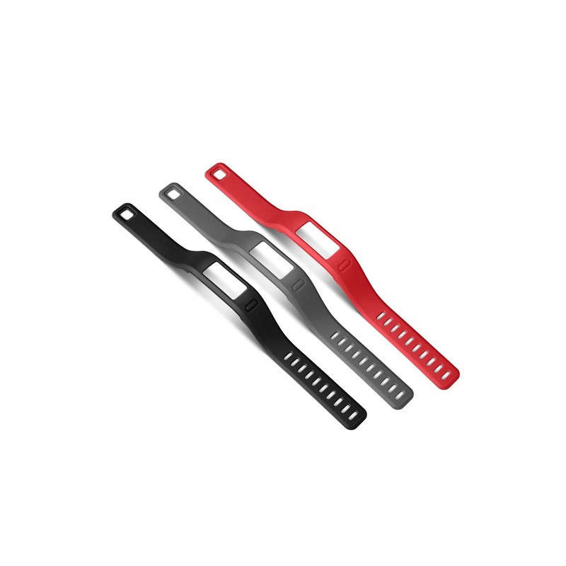 Garmin Large bands - Black, Slate & Red