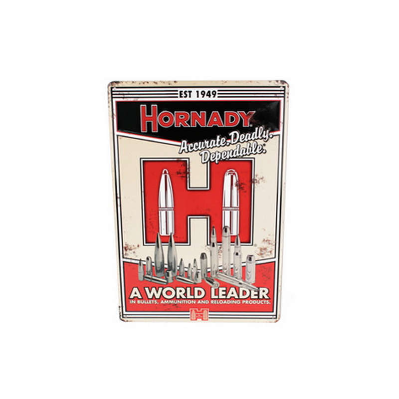 Hornady Acc Vintage Tin Sign