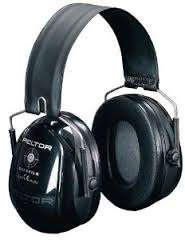 H515FB-SV  Bulls Eye Ear Muff Black