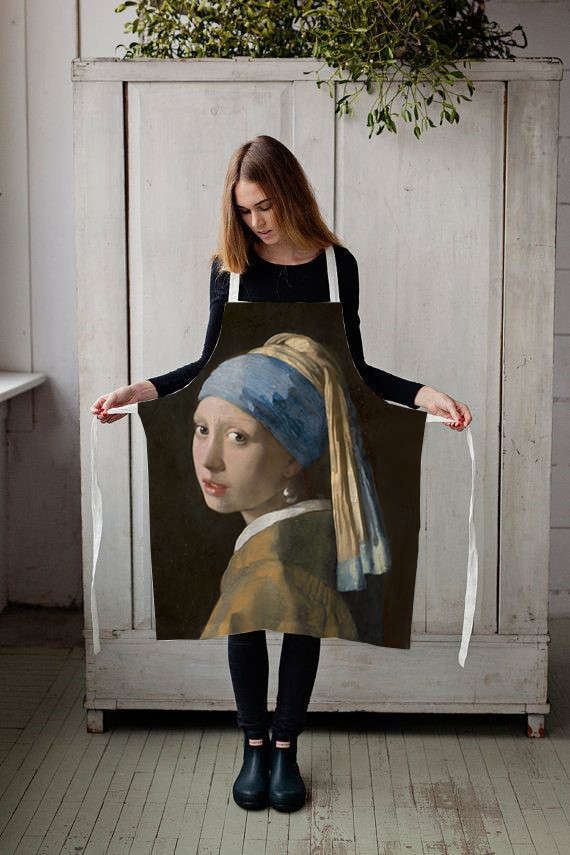 Printed Aprons - Girl With A Pearl Earring