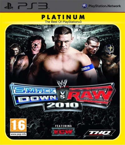PS3 WWE SMACKDOWN VS RAW 2010 PLATINUM / BID TO WIN