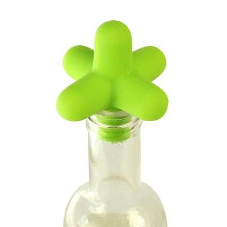 Cookut Spark Six Sided Bottle Stopper - SPAVE - Lime Green