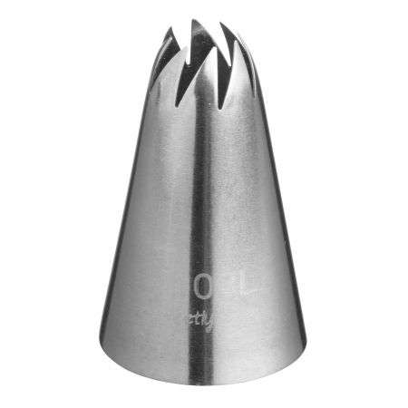 Sweetly Does It Stainless Steel Icing Nozzle, Drop Flower - SDINOZLRG08 - No. 108L