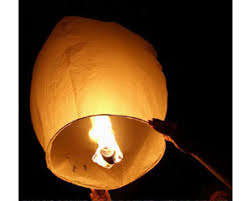 SKY LANTERNS! White and Red