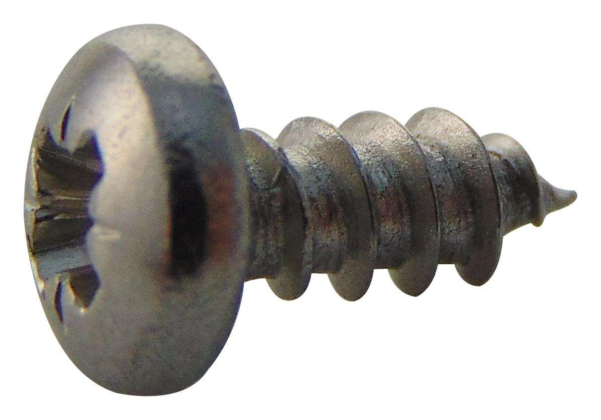 TR Fastenings (N40.250 PRA2ABS100-) Screw, Self-Tapping, No.4, 6.35 mm