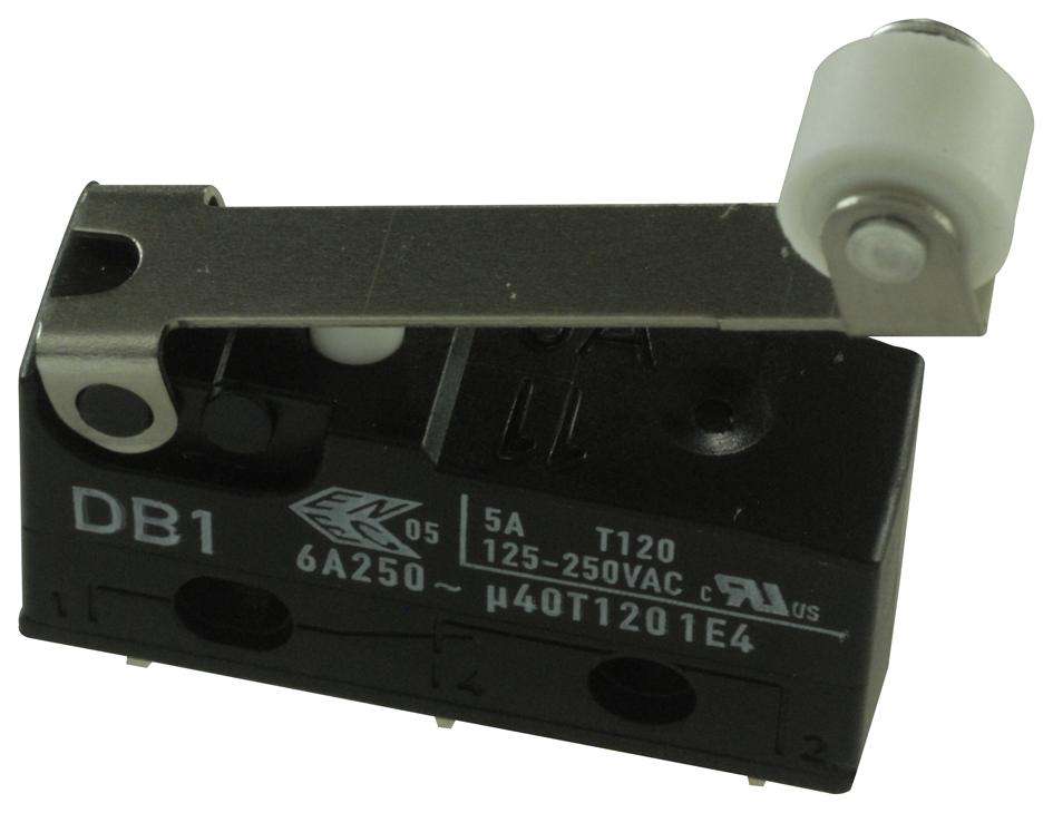 ZF Electronics (DB1C-A1RC) Microswitch, Subminiature, Roller Lever