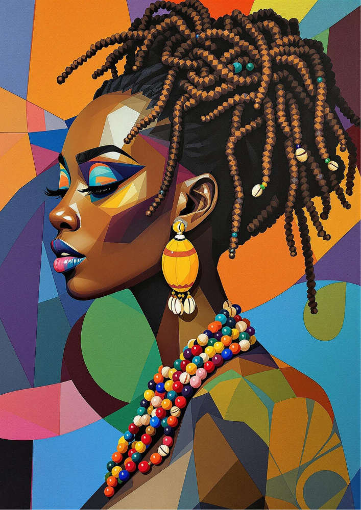 Mosaic of Strength - Art Print (UNFRAMED) - A4