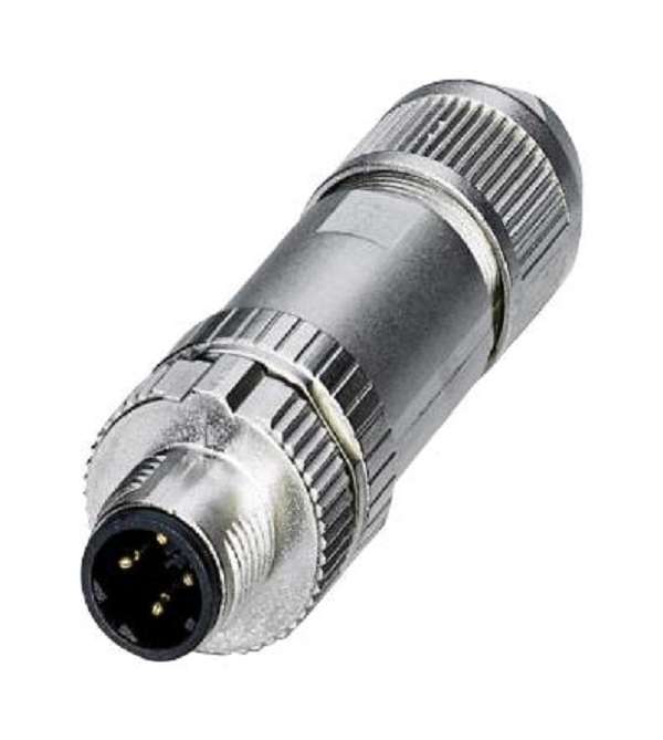 Phoenix Contact (1424682) Sensor Connector, M12, Male, 4 Positions