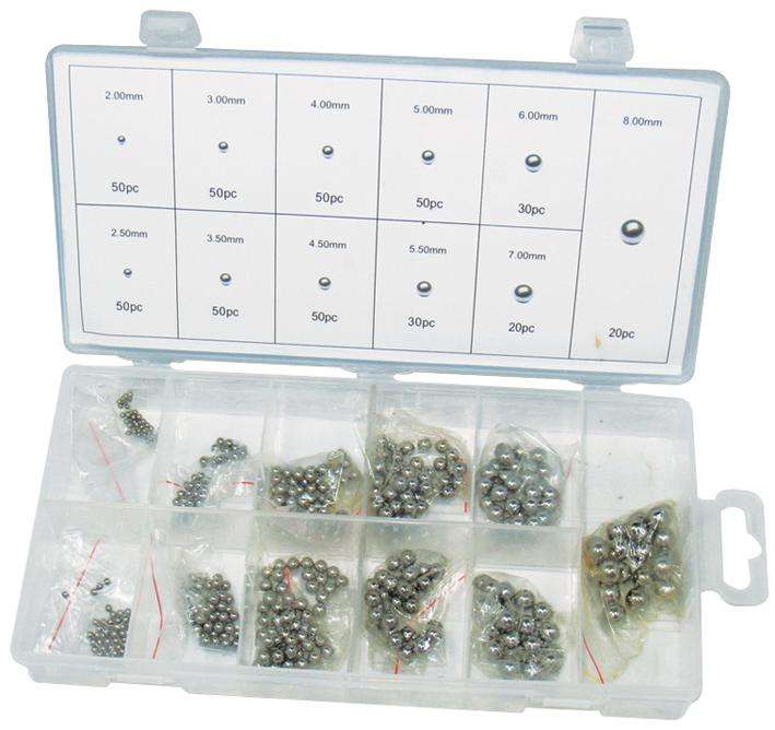 Duratool (D01897) Steel Ball Set, Assorted