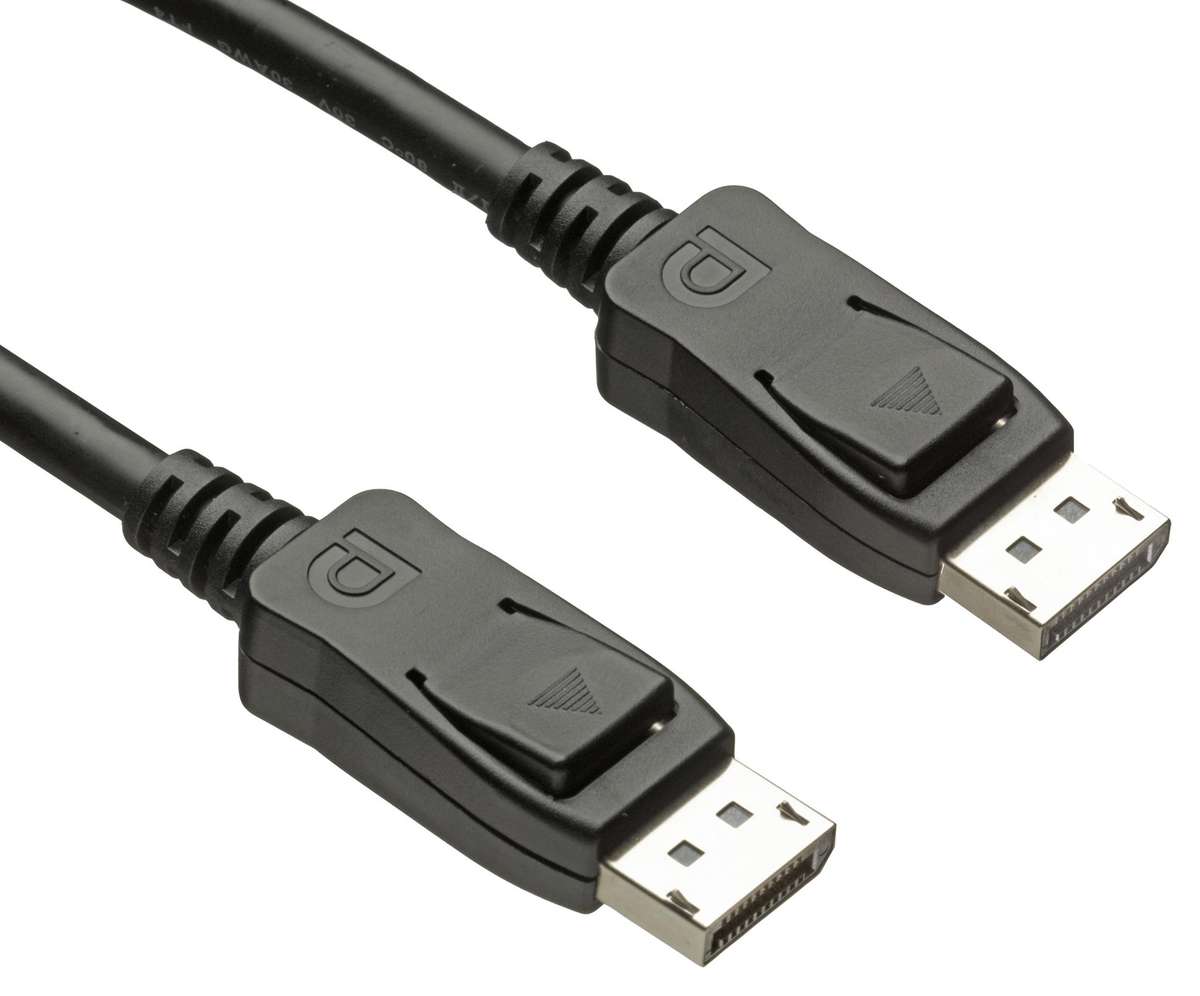 Molex (68783-0078) DisplayPort Plug, DisplayPort Plug, 1 m, Black