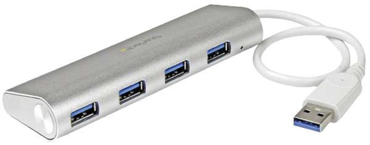 Startech (ST43004UA) Hub, USB 3.0, Bus Powered, 4 Ports