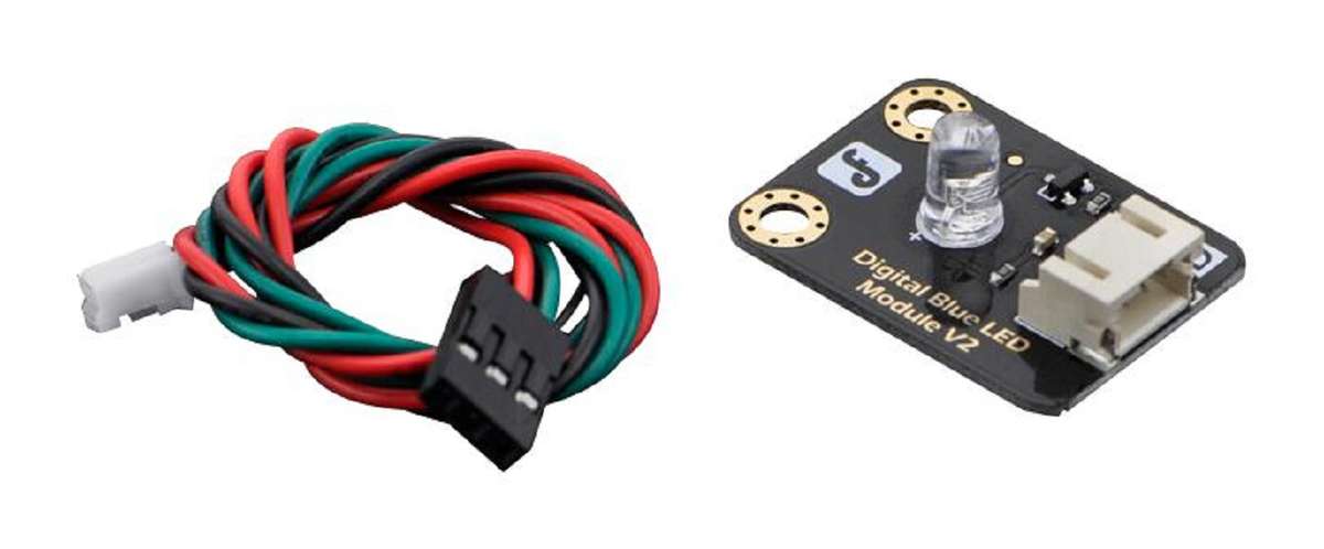 DFRobot (DFR0021-B) Add-On Board, LED Light Module, Blue