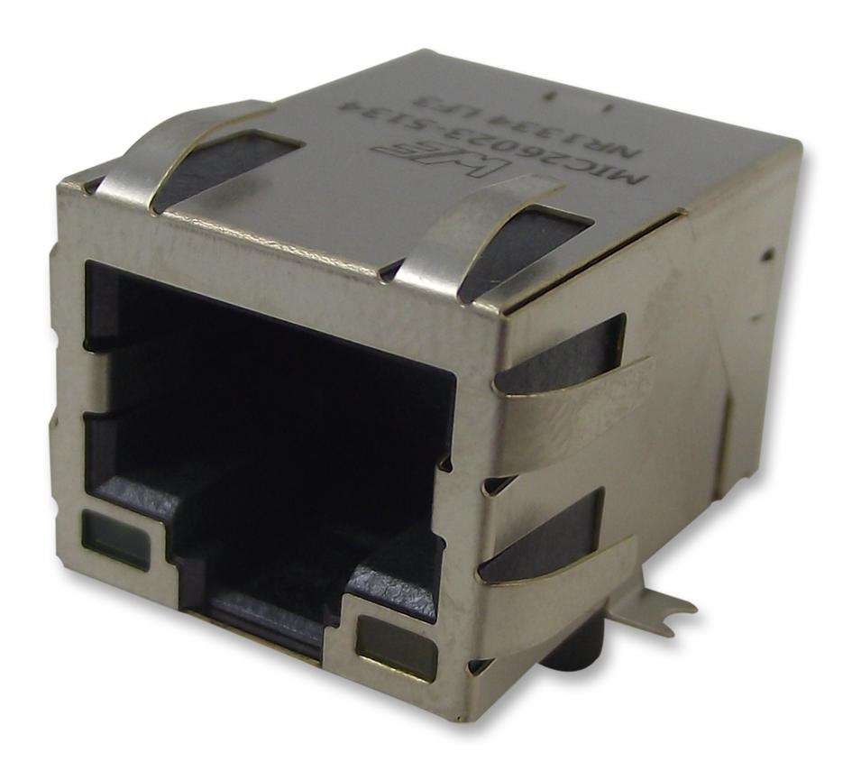 Wurth Elektronik (7498011211) Modular Connector, RJ45 Jack, 1 x 1 (Port)
