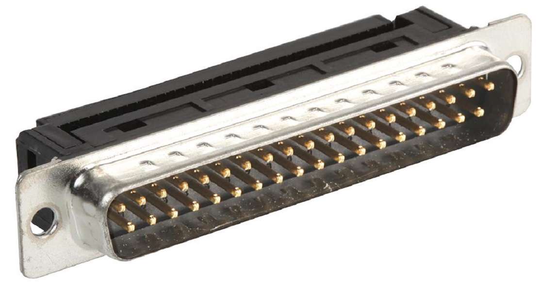 Multicomp Pro (8FSM37P-30N1-FEC) D Sub Connector, Plug, 8F, 37 Contacts