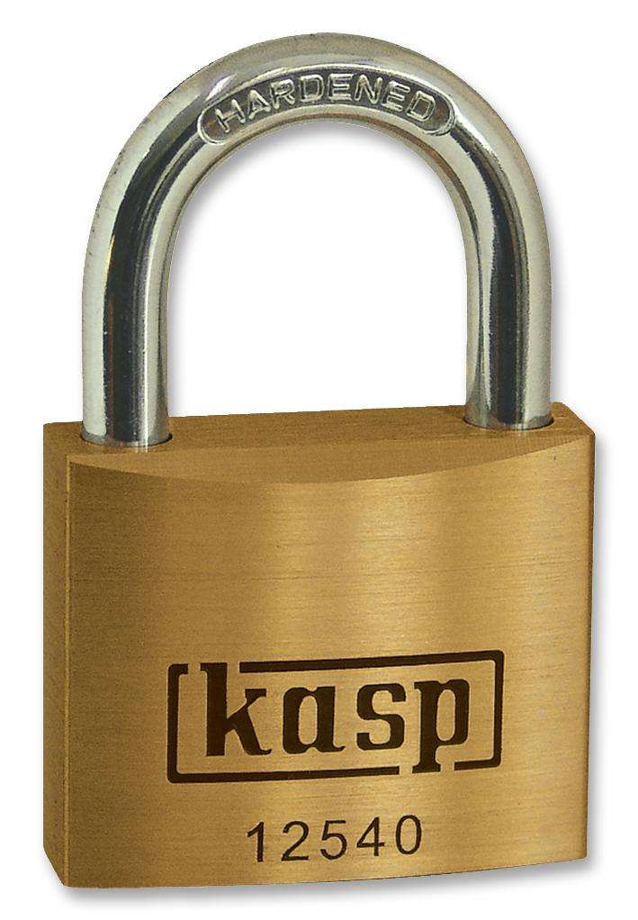 Kasp Security (K12540D) Padlock, Premium Brass, 40mm