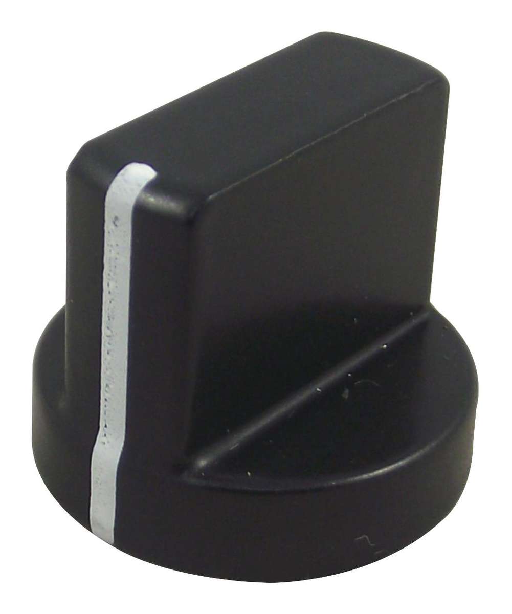 Mentor (5581.4631) Knob, Round Shaft, 4 mm, Aluminium, Pointer, 17.4 mm