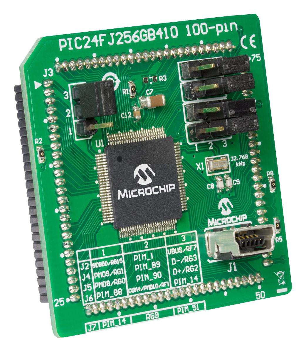 Microchip (MA240038) Daughter Board, PIC24FJ256GB410 Plug-In Module