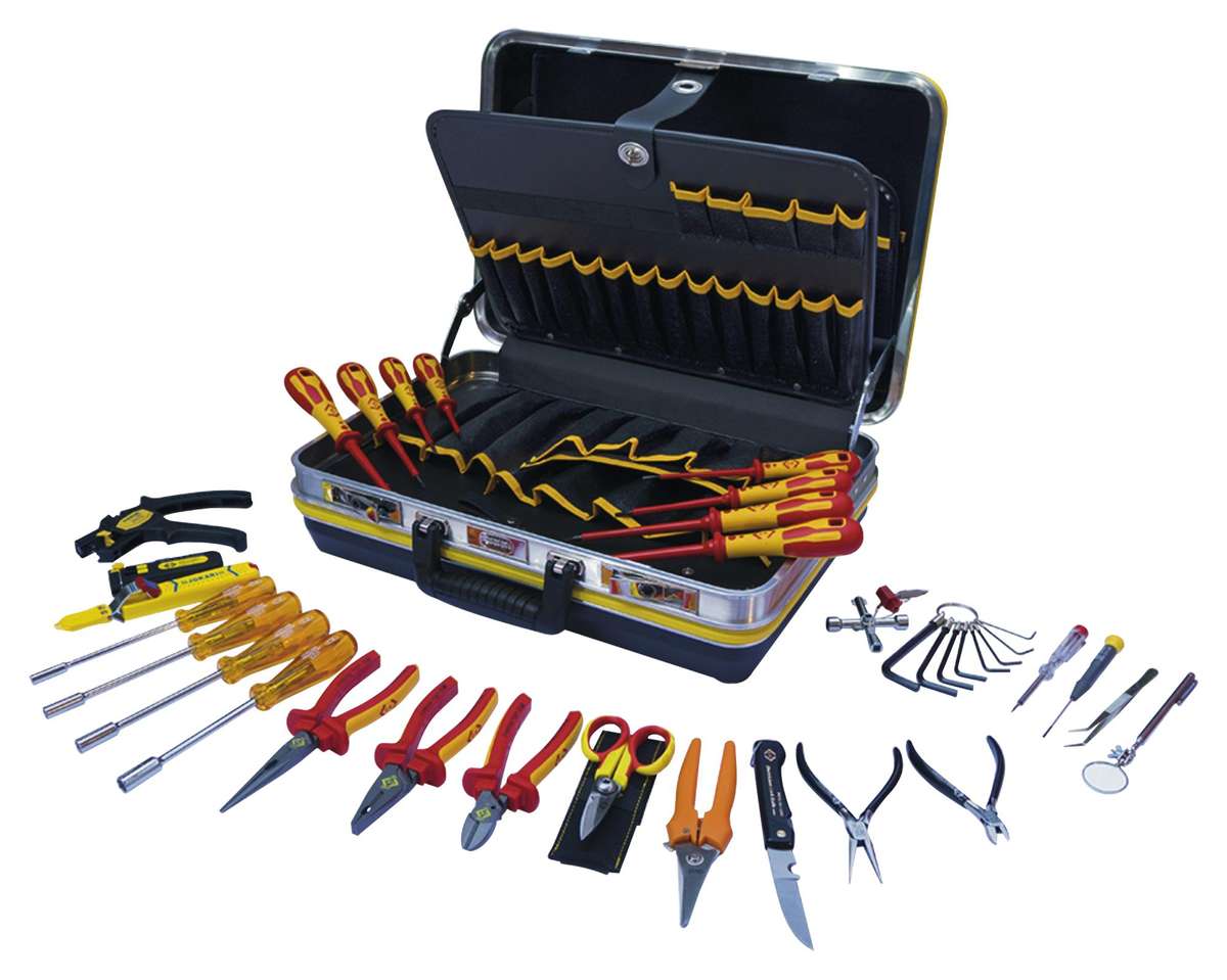 CK Tools (T1642) Tool Kit, Electronic Service Case, Tools, 29 Pieces