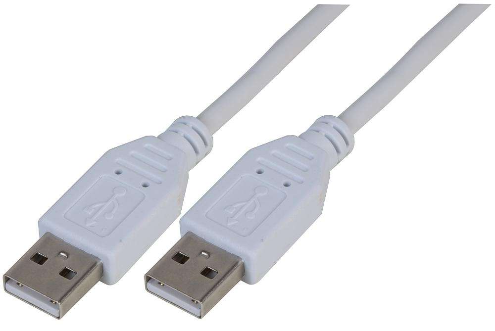 Pro Signal PSG91452 USB Cable, Type A Plug to Type A Plug, 2 m, 6.6 ft