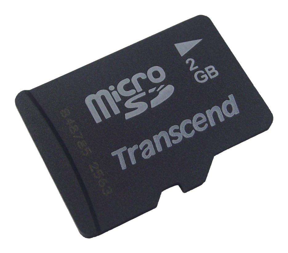 Transcend (TS2GUSDC) Flash Memory Card, MicroSD Card, 2 GB