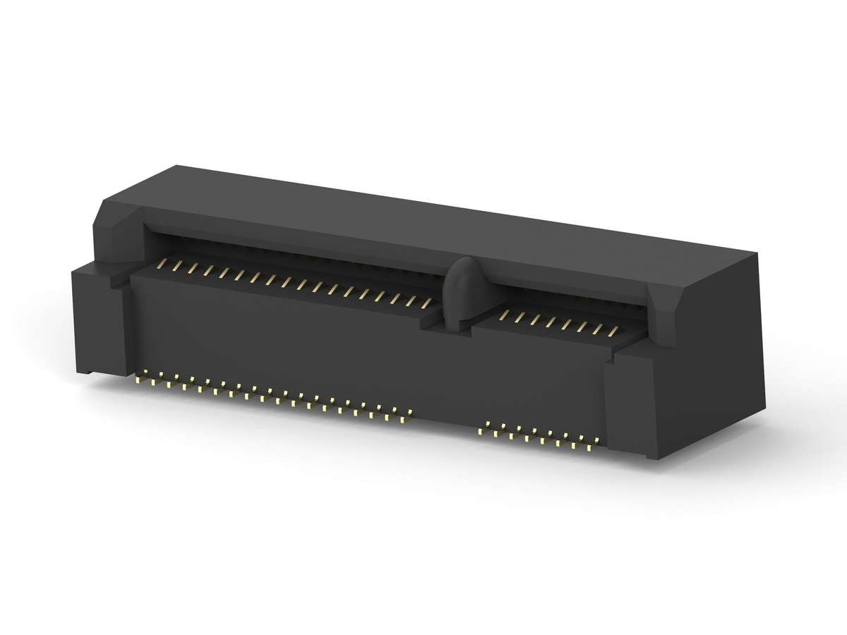 TE Connectivity (1759547-1) Card Edge Connector, Dual Side, 1 mm