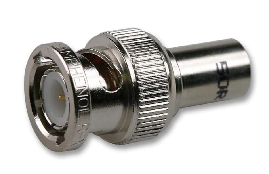 Amphenol (B1004A1-ND3G-50R-0.01-1W) RF Terminator, BNC Terminator Plug