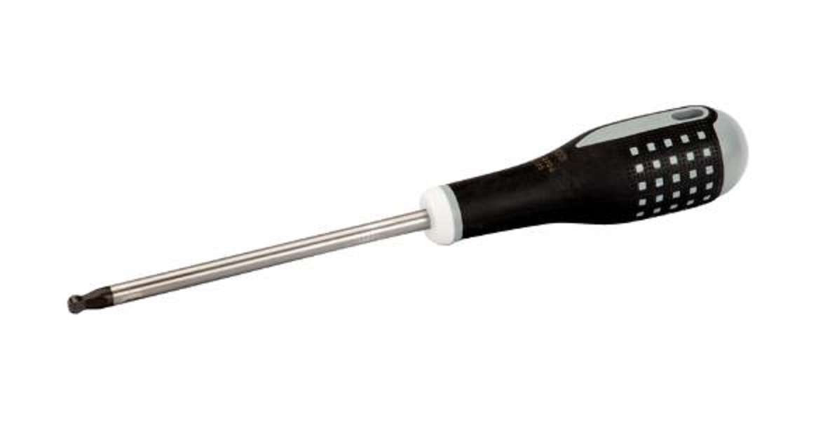 Ergo Bahco (BE-8705) Screwdriver, Hex, Ball, 5mm Tip Size, 232mm Length