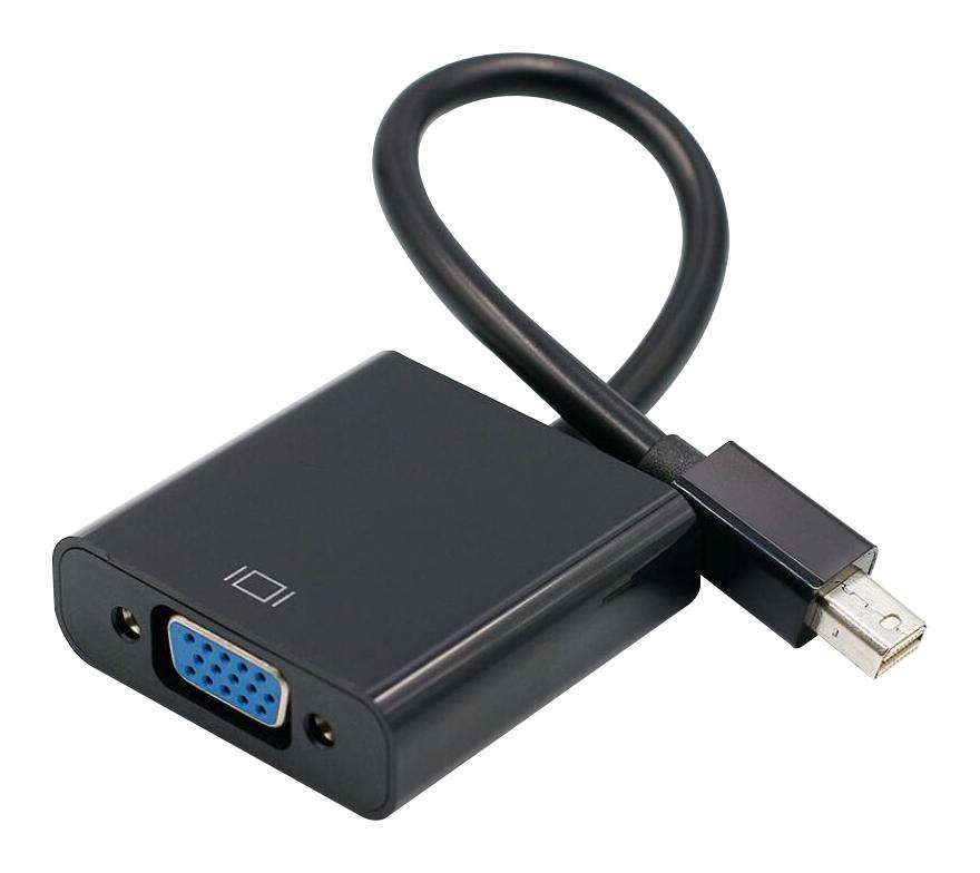 Multicomp Pro (PS000261) Audio Adapter, Mini DisplayPort Plug to VGA Plug