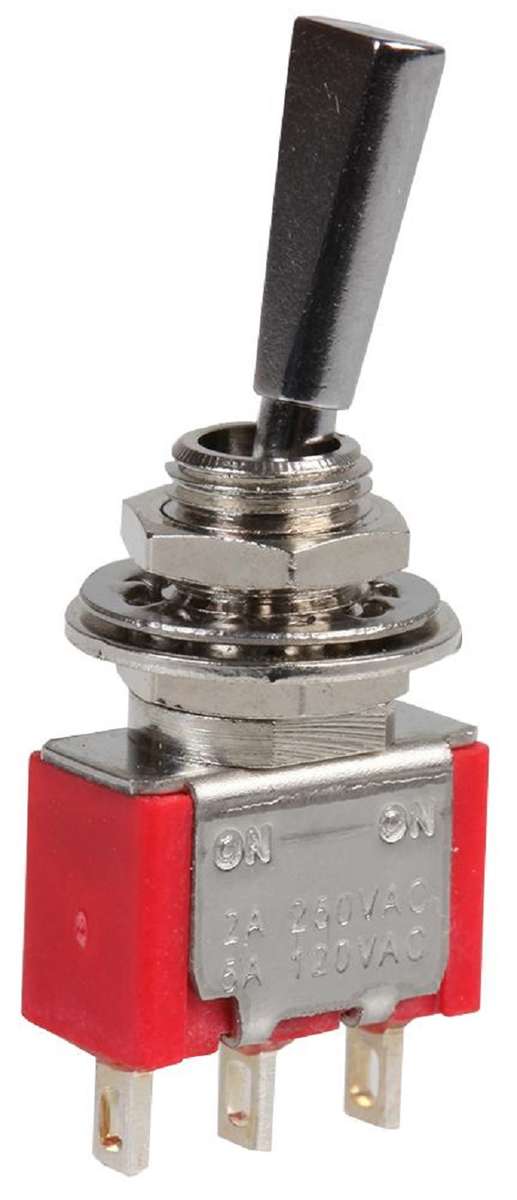 Multicomp Pro (1MS1T6B11M1QE) Toggle Switch, On-On, SPDT, Non Illuminated