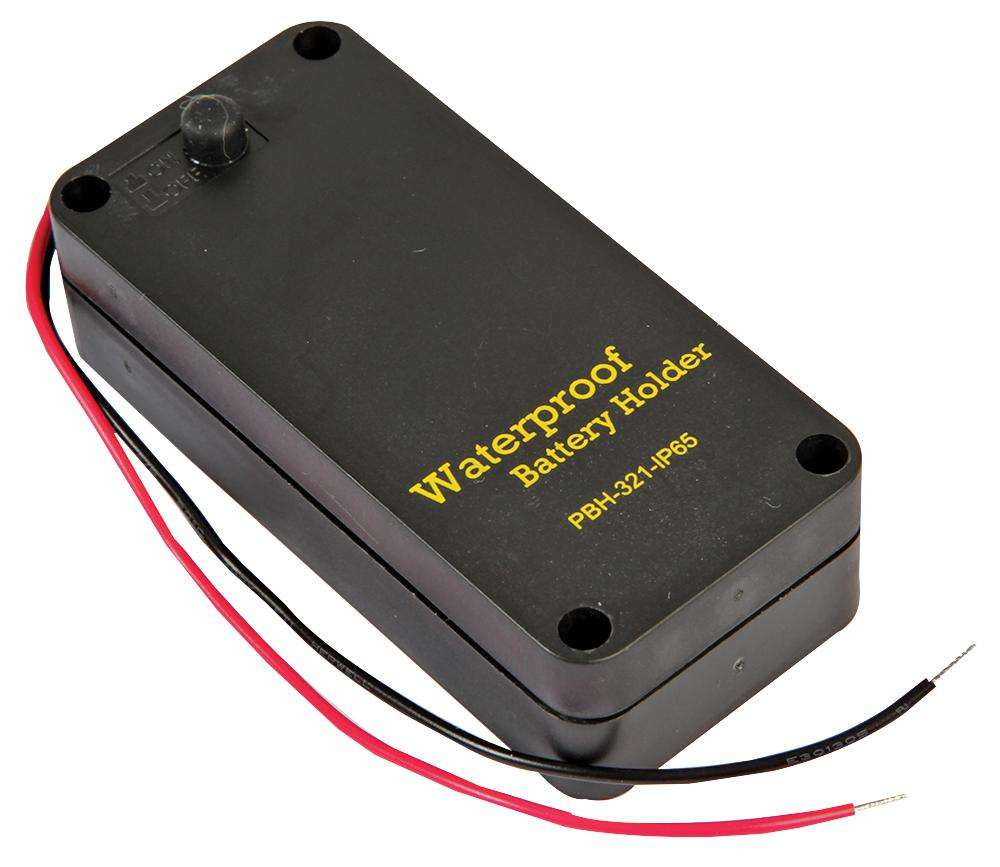 Multicomp Pro (MP000380) Battery Box, Waterproof, Wired, 2 x AA
