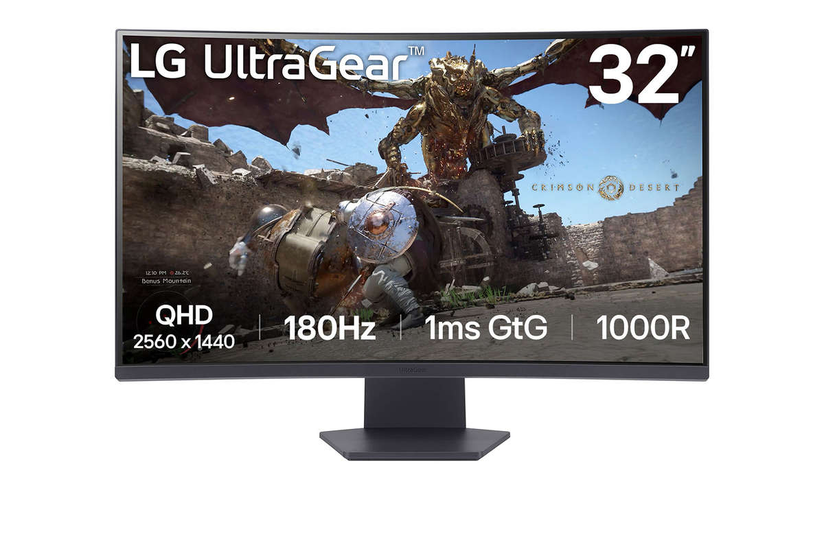 LG UltraGear 32" QHD VA Curved Gaming 180Hz 1ms