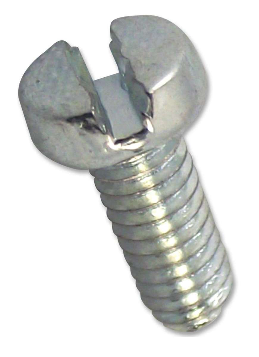 TR Fastenings (M2.56 CSSTMCZ100-) Machine Screw, M2.5, 6 mm