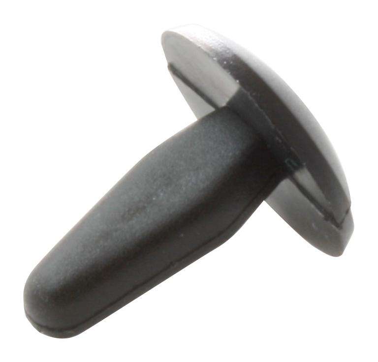 Essentra Components (TR-3) Rivet, Black, Nylon