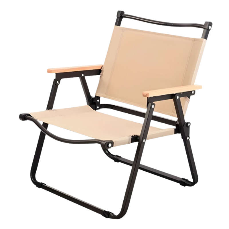 Stylish Medium Wood Foldable Camping Chair-Nihao Foldable Camping / Picnic Chair