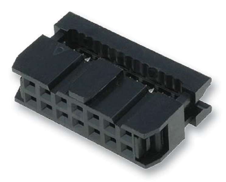 Amphenol (T812124A100CEU) IDC Connector, IDC Receptacle, Female, 2.54 mm