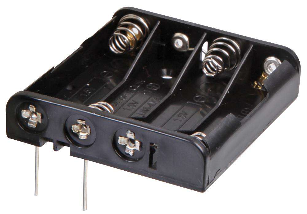 Multicomp Pro (MP000344) Battery Holder, PCB, 4 x AAA
