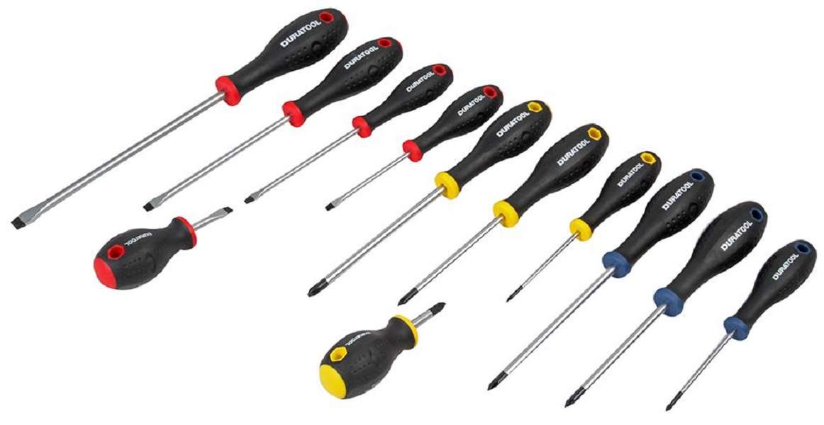 Duratool (D03441) Screwdriver Set, 12 Piece
